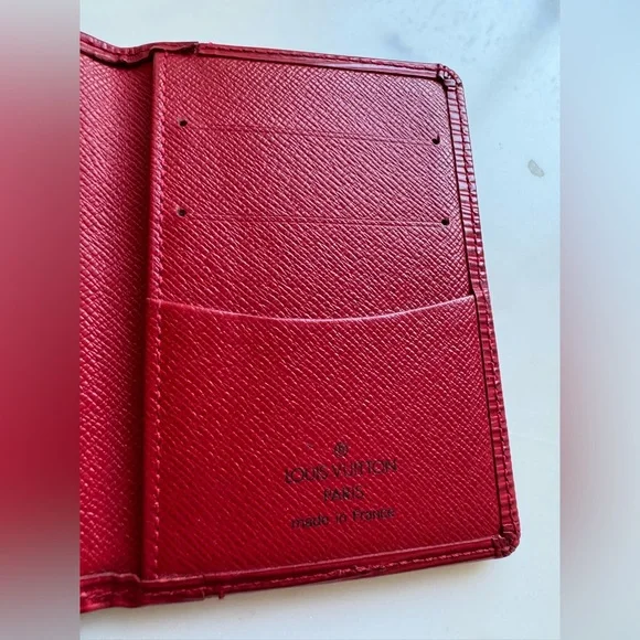 LOUIS VUITTON Epi Red Business Card Holder Card Case - Picture 5 of 9